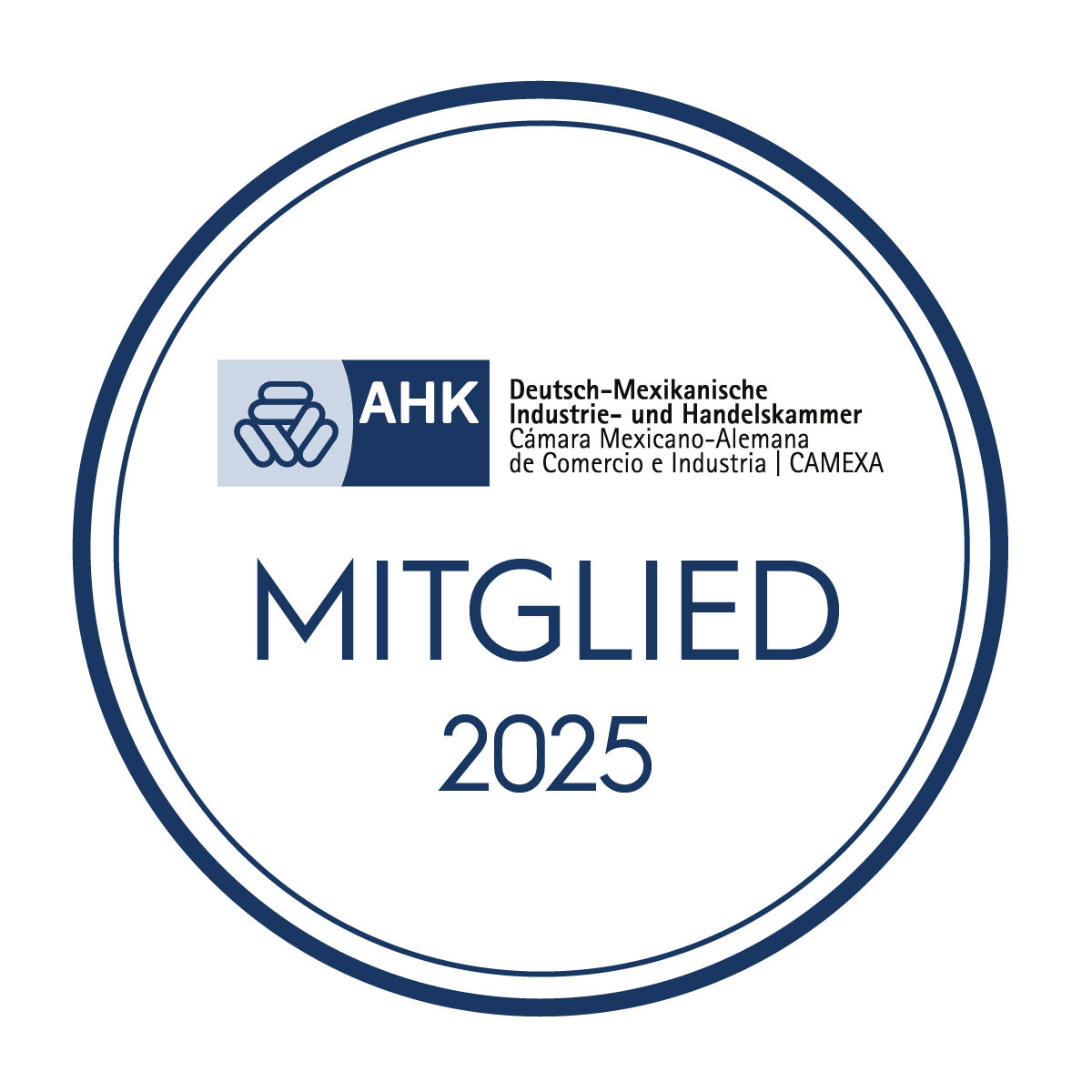 は下記組織の正会員です。 メキシコ−ドイツ商工会議所